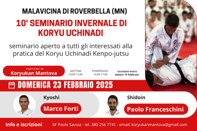 Decimo Seminario Invernale di Koryu Uchinadi