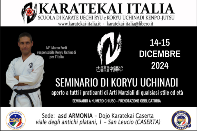 Seminario di Koryu Uchinadi a Caserta